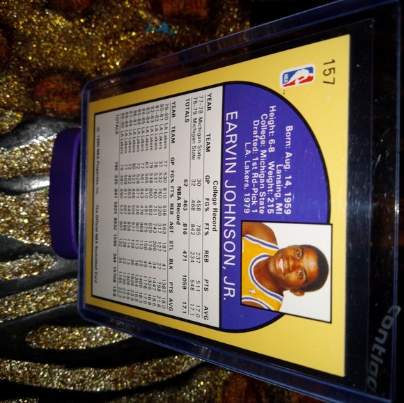 Magic Johnson Hoops card - Picture 2 of 2